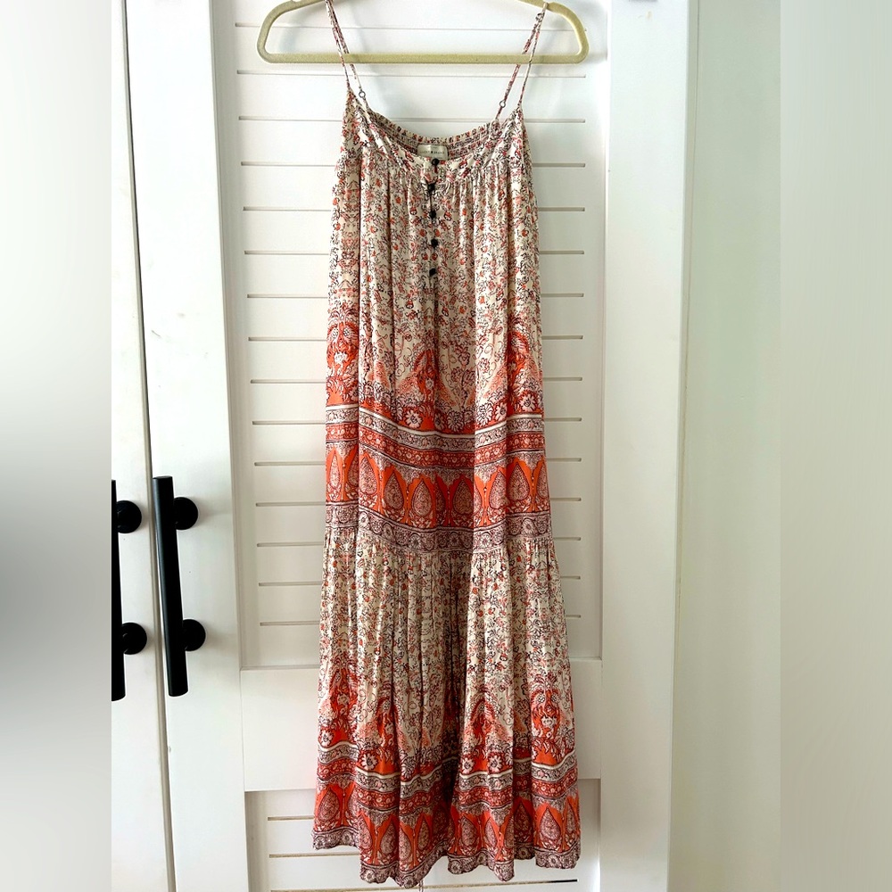 Lucky brand peasant dress. Boho.